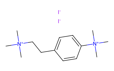 Ammonium, (p-(trimethylammonio)phenethyl)trimethyl-, diiodide 27389-67-9